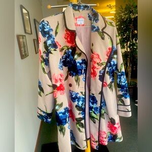 Floral light coat